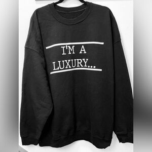 Black Graphic Sweatshirt